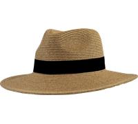 P.A.C. Ecuador Panama Straw Hat | DARK BEIGE - TOTAL BLACK | S/M