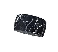 P.A.C. Headband Flash Dark Black Multifunktionstuch - funktionelles Mikrofaser Stirnband, Halstuch, Schal, Kopftuch, Unisex