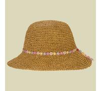P.A.C. Lilen Bucket Straw Hat Women L/XL beige - blumen- dark beige - flower ribbon