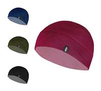 P.A.C. Merino Fleece Beanie, 100% Made in Germany, Wendefunktion, Atmungsaktiv, Thermoregulierend, Unisex (DE/NL/SE/PL, Alphanumerisch, Einheitsgröße, Standard, Plum)