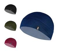 P.A.C. Merino Fleece Beanie, 100% Made in Germany, Wendefunktion, Atmungsaktiv, Thermoregulierend, Unisex (DE/NL/SE/PL, Alphanumerisch, Einheitsgröße, Standard, Navy)