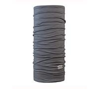 P.A.C. Merino Wool Grey Multifunktionstuch - Merinowolle Schlauchtuch, Halstuch, Unisex, 10 Anwendungsmöglichkeiten