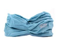 P.A.C. Merino Wool Pale Blue Multifunktionstuch - Merinowoll Schlauchtuch, Halstuch, Schal, Kopftuch, Unisex, 10 Anwendungsmöglichkeiten