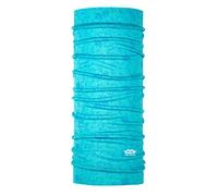 P.A.C. Merino Wool Prina Blue Multifunktionstuch - Merinowolle Schal, Kopftuch, Unisex, 10 Tragearten