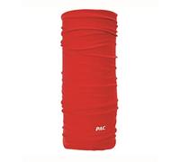 P.A.C. Original Rot Multifunktionstuch - nahtloses Mikrofaser Schlauchtuch, Halstuch, Schal, Kopftuch, Unisex, 10 Anwendungsmöglichkeiten