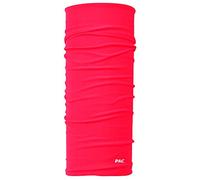 P.A.C. Original Solid Neon Pink Multifunktionstuch - nahtloses Mikrofaser Halstuch, Unisex, 10 Tragemöglichkeiten