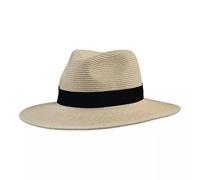 P.A.C Ecuador Panama Unisex Strohhut Dark Beige / Total Black S-M Dark Beige / Total Black S-M