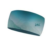 P.A.C. Recycled Seamless Headband turqouise mountains - Größe One size