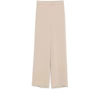 P.A.R.O.S.H. - Wide-Leg Beige Cady Pants With Minimalist Aestheti - Größe S - beige