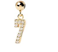 PDPaola CH01-003-U Charm-Anhänger Ziffer 7 vergoldet