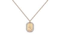 P D Paola Damen Halskette 925 Sterling Silber vergoldet CO01-572-U