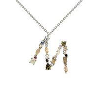 P D Paola Damen-Halskette Buchstabe M Silber CO02-108-U