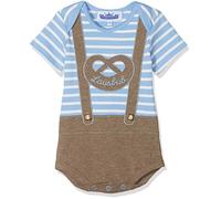 P. Eisenherz Trachten Baby Body - Lederhose Lausbub - blau, Größe 92