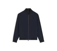 BOSS Filigran gemustertes Slim-Fit Sakko aus Stretch-Gewebe - Style P-Hanry-BMB-WG-263F, 50564462 Dunkelblau 48