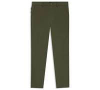 BOSS Slim-Fit Hose aus elastischem Baumwoll-Mix - Style P-Kaiton1-Zip, 50543945 Dunkelgrün 34/32