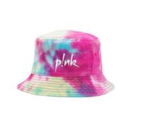 P!nk Unisex-Erwachsene Official Merch Logo Tie Dye Bucket Hat Schlapphut, Mehrfarbig/Meereswellen (Ocean Tides), Einheitsgre