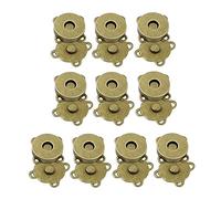 P Prettyia 10pcs Magnetverschluss zum Annähen Ø 14mm / Magnetknopf/Druckknopf/Magnetknöpfe - Bronze