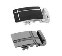 P Prettyia 2 Stk. Herren Eleganten Automatik Gürtel Schnalle Business Gürtelschnalle