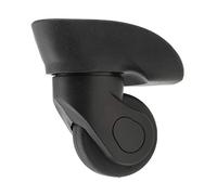 P Prettyia 2 Stück Ersatz Räder Rollen Mute Wheels für Trolley Hartschalenkoffer usw. - Schwarz - A20