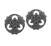P Prettyia 2 Stück Wikinger Brosche aus Zinklegierung - Nordische Anstecknadel, Fibel, Anstecker