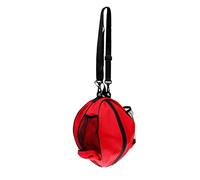 P Prettyia Balltasche Basketball Fußball Handball Volleyball Aufbewahrungstasche Schultertasche für Erwachsenen Kinder - Rot