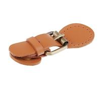 P Prettyia Lederschnalle Tasche Verschluss Schnalle mit Magnetverschluss Knöpfe für Handtaschen, Geldbörse - Braun