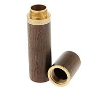 P Prettyia Nadelköcher Nadelbehälter aus Holz, Holzflasche Holzkiste für Nähnadeln, Zahnstocher, Perlen, Strassstein, Kleinigkeit - Kaffee