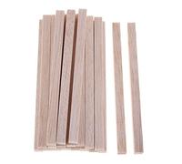 P Prettyia Quadratischer Balsaholz Stab Hölzerne Stange Holzstäbchen Holz Handwerk Sticks - Holz, 20 Stücke 130mm
