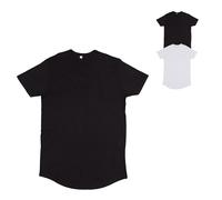 P126 Mantis Herren T-Shirt aus Bio-Baumwolle länger geschnitten Black XL