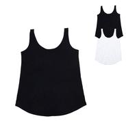 P92 Mantis Damen Trägershirt lockerer Schnitt Ärmellos Black S