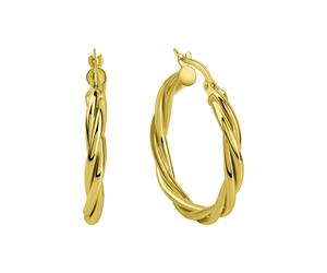 Paar Creolen "585/- Gelbgold gedreht", gold (gelb), FASCINATION BY ELLEN K., Ohrringe, Damen, one-size, Gold (50176027-0) gelb