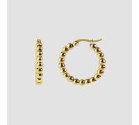 Paar Creolen ADELIA´S "Damen Ohrringe - Creole aus Edelstahl mit Perle", Damen, Gr. Damen, Edelstahl, gold, Ohrringe, Ideal als Geschenk - dezent und elegant (16226321-0) gold