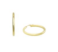 Paar Creolen AMOR "2013901", gold (gelbgoldfarben), Ohrringe, Damen, 28mm, Gelbgold 375, Paar Creolen (39243452-0)