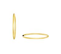 Paar Creolen AMOR "2014174", gold (goldfarben), Ohrringe, Damen, Gelbgold 375, Made in Germany (29125407-0) goldfarben