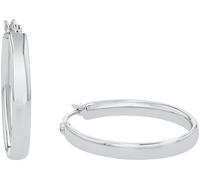 Paar Creolen AMOR "2017276", silber (silberfarben), Ohrringe, Damen, Silber 925 (Sterlingsilber) (29923826-0) silberfarben