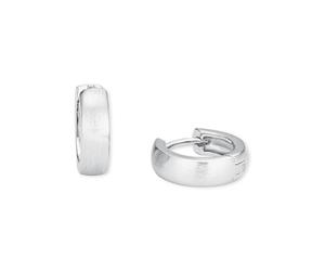 Paar Creolen AMOR "2023069", silber (silberfarben), Ohrringe, Damen, Silber 925 (Sterlingsilber) (16947702-0) silberfarben