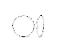 Paar Creolen AMOR "9061778" Ohrringe Gr. Silber 925 (Sterlingsilber), silberfarben Damen Creolen Made in Germany (31783752-0)
