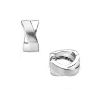 Paar Creolen AMOR "9906369", silber (silber, 925), Ohrringe, Damen, 15mm, Silber 925 (Sterlingsilber) (229559-0) silber, 925
