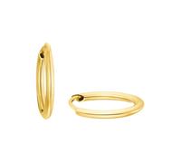 Paar Creolen AMOR "9979257", gold (goldfarben), Ohrringe, Damen, Gelbgold 585, Made in Germany (27049357-0) goldfarben