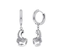 Paar Creolen AMOR "Scorpions by Amor, Skorpin-Motiv", edelstahlfarben, Ohrringe, Damen, Edelstahl (66071065-0) edelstahlfarben