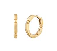 Paar Creolen CAÏ "925 Sterling Silber gelb vergoldet filigran", gelb, Ohrringe, Damen, one-size, Silber 925 (Sterlingsilber) (88474942-0) gelb