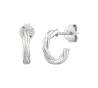 Paar Creolen CAÏ "925 Sterling Silber twisted small", silber (weiß), Ohrringe, Damen, one-size, Silber 925 (Sterlingsilber) (99245702-0) weiß