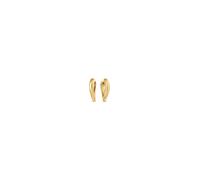 Paar Creolen CALVIN KLEIN "SCULPTURED DROPS", gelbgoldfarben, edelstahlfarben, Ohrringe, Damen, Edelstahl (21615549-0) gelbgoldfarben, edelstahlfarben