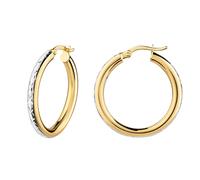 Celesta Ohrring 375 Gelbgold bicolor 375/- Gold ohne gelb vergoldet Damen