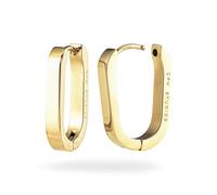 Paar Creolen COPENHAGEN STUDIOS "Schmuck Geschenk Edelstahl Ohrring Hoop", gold (gelbgoldfarben), Ohrringe, Damen, Edelstahl (91291636-0) gelbgoldfarben