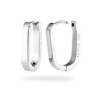 Paar Creolen COPENHAGEN STUDIOS "Schmuck Geschenk Edelstahl Ohrring Hoop", silber (edelstahlfarben), Ohrringe, Damen, Edelstahl (45753142-0) edelstahlfarben