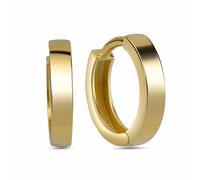 Paar Creolen DKENIZ "925/- Sterling Silber vergoldet Klassik", gold, Ohrringe, Damen, one-size, Silber 925 (Sterlingsilber), Paar Creolen (26964152-0)