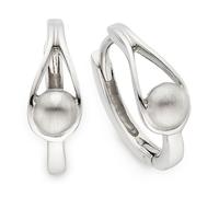 Paar Creolen FIRETTI "Schmuck, Geschenk, Creolen Silber rhodiniert", silberfarben, Ohrringe, Damen, 14mm, Silber 925 (Sterlingsilber) (96676262-0) silberfarben