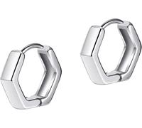 Paar Creolen FIRETTI "Schmuck Geschenk Edelstahl Ohrschmuck Ohrringe Classic", silber (edelstahlfarben), Ohrringe, Damen, Edelstahl (75175048-0) edelstahlfarben