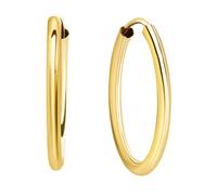 Paar Creolen FIRETTI "Schmuck Geschenk Gold 333 Ohrschmuck glänzend, verschiedene Größen" Gr. 15, gold (gelbgoldfarben), Ohrringe, Damen, 15, Gelbgold 333 (13042045-15) gelbgoldfarben